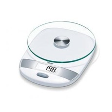 Kuchyňská váha BEURER KS 31   Kuchyňská váha v moderním provedení. Skleněná vážící plocha s kapacitou 5 kg.