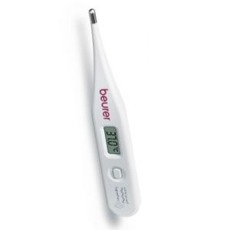 Digitální teploměr Beurer FT 09   Klasický digitální teploměr se zvukovým signálem. Přesnost +/- 0,1 °C.