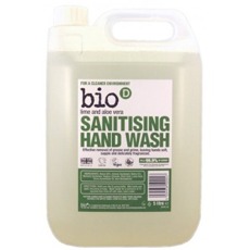 Bio-D tekuté mýdlo na ruce Aloe Vera & limetka - kanystr 5l Přírodní mýdla tekutá a tuhá Bio-D