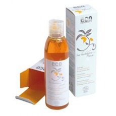 ECO Cosmetics sprchový gel rakytník - broskev 200 ml   Jemný přírodní ošetřující sprchový gel, vhodný i pro tu nejcitlivější pokožku. Obsahuje cenné výtažky z rakytníku a...