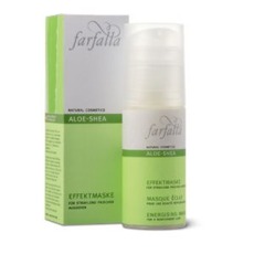 Farfalla Aloe-shea energizující maska 50 ml   Přírodní osvěžující a intenzivní péče pro ,,uspěchané,,. Okamžitě tonizuje a oživuje celkový vzhled pleti a dodává...