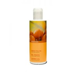 Farfalla sprchový peelingový gel rakytník 200 ml   Osvěžující a ovocný peelingový gel. Ovocná a osvěžující vůně na slunci sklízených citrusových plodů a rakytníková...