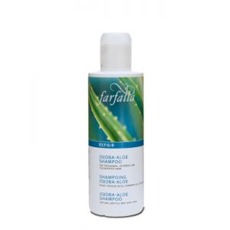 Farfalla šampon Revital/Repair jojoba-aloe 200 ml   Přírodní šampon na suché a odumírající vlasy. Výtažky z jojoby a aloe vera poskytují vlasům hydrataci a důležité...