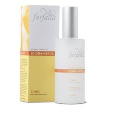 Farfalla Jojoba-Neroli pleťové tonikum 80 ml   Revitalizační a očistné přírodní pleťové tonikum s vodou z pomerančových květů má lehce stahující účinky. Vhodné k...
