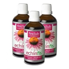 Fin Echinfis (100 ml) Zvýšení imunity - 2 + 1 ZDARMA   Extrakt z rostliny Echinacea purpurea. Má posilňující vliv na organismus a na aktivitu bílých krvinek, které mají...