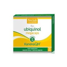 Fin Ubiquinol Megacaps (40 cps) Koenzym Q10   Je zdrojem elánu a vitality, velmi prospěšný pro dobrý stav srdce.
Přispívá k ochraně před procesem stárnutí....