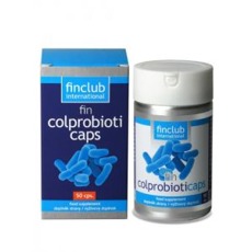 Fin Colprobioticaps (50 cps) Bakterie mléčného kvašení Spalování tuku, redukce váhy, probiotické kultury, zažívání Finclub