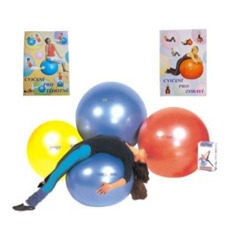 AKCE Míč Body Ball Gymnic 95 cm modrý + publikace zdarma   Velký cvičební míč,  vhodný především na sezení a základní cvičení. Jako dárek publikace s návody pro cvičení.