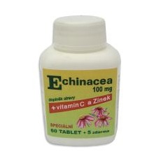 ECHINACEA + VITAMIN C + ZINEK 60 tbl prevence chřipkových onemocnění   Prevence chřipkových onemocnění a infekčních chorob. Člověk se při pravidelném užívání subjektivně lépe cítí....