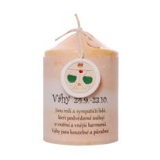 Vonná svíčka znamení zvěrokruhu - Váhy Vonné svíčky JK svíčky