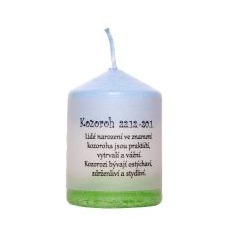 Malá vonná svíčka znamení zvěrokruhu - Kozoroh