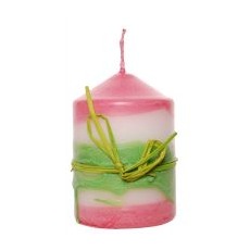 Malá polévaná vonná svíčka s aroma růže 50x50 mm Vonné svíčky JK svíčky