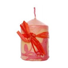 Malá polévaná vonná svíčka s aroma skořice 50x50 mm   Polévaná aromatizovaná svíčka  Velikost 50x50 mm