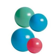 Míč Gym Ball odolné ABS 55 cm + hustilka Rehabilitační pomůcky Coretec