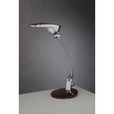 Stolní lampa Nasli Ayako červená Zdravé světlo NASLI