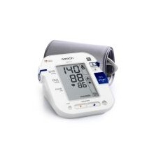 Automatický tlakoměr Omron M10-IT   Tlakoměr na paži s připojením k počítači. Má UNI manžetu pro normální i silnou paži (22 - 42 cm). Paměť pro dvě osoby...