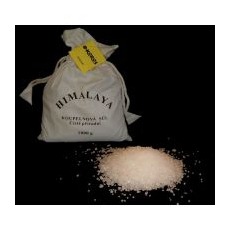 Koupelová sůl hrubá bílá - 1 kg Solné produkty Ostatní