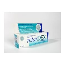 RetarDex pasta proti špatnému dechu - 75 ml   Jemná zubní pasta proti špatnému dechu čistí velmi šetrně, protože má velmi nízkou hodnotu abrazivity. Nepění, a...