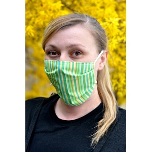 Ochranná respirační rouška zelená - 2ks