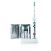 Sonický zubní kartáček Philips EK Sonicare FlexCare (s UV zářičem) Philips Zubní pasty Luxusní sonický zubní kartáček s čistícími režimy pro šetrné vyčištění zubů s UV zářením, které odstraňuje z hlavic...