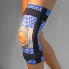 Difuzní kolenní ortéza se silikonovou stabilizací patelly, levá Rehabilitační pomůcky Regeco
