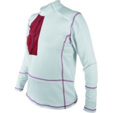 Dámská mikina Sensor Micro Stretch bílá Fleece mikiny dámské Sensor Sensor