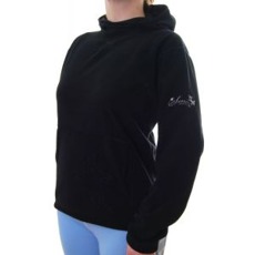 Dámská mikina Sensor Smartfleece kapuce černá Cvičení, fitness Sensor