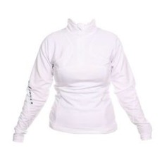 Dámská mikina Sensor Microstretch se stojákem bílá Fleece mikiny dámské Sensor Sensor