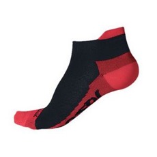 Ponožky Sensor Coolmax Invisible black/red Cvičení, fitness Sensor