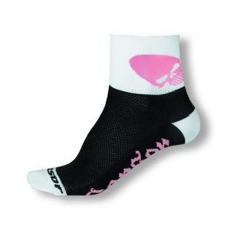 Ponožky Sensor Skull pink   Opravdu nízké až neviditelné ponožky  45% coolmax, 3% elastan, 52% polypropylen