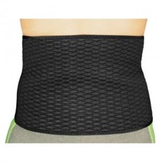 Neoprénový bederní pás Spokey LINE   Bandáž beder a pasu. Neoprenový materiál a univerzální velikost (107 x 21,5 cm).