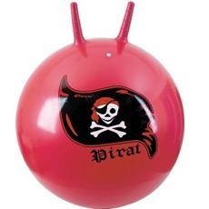Skákací míč Spokey PIRAT červený 60cm Cvičení pro děti Spokey