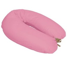 Kojicí polštář růžový + 5 l výplň Kojící polštáře a pelíšky pro miminka Ostatní
