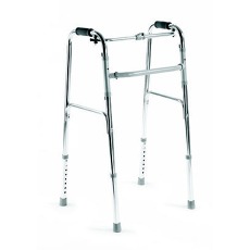 Chodítko čtyřbodové dvoufunkční stříbrné Chodítka pro invalidy Timago