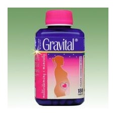 Gravital multivitaminy pro těhotné a kojící ženy 180 tbl