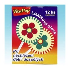 VitaPop  lízátková úleva při nachlazení, příchuť citrus   Vitaminová roksová lízátka pro zmírnění projevů nachlazení,  obsahují vitamin C, echinaceu, jablečný...
