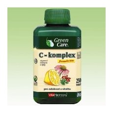 C-komplex - Formula 500, se šípky a echinaceou, postupné uvolňování - XXL economy balení 250 tbl. Vitamíny, minerály, multivitamíny VITA HARMONY