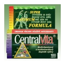 CentralVita multivitaminy pro dospělé - 100 tbl. Vitamíny, minerály, multivitamíny VITA HARMONY