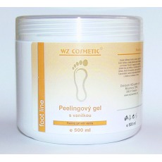 Krém - gel peelingový s vanilkou 500 ml Přírodní péče o nohy, krémy a balzámy na nohy WZ Cosmetic