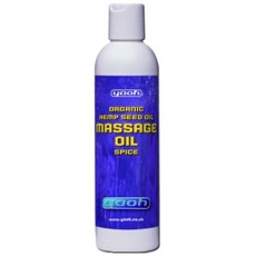 Konopný masážní olej 240ml BIO YAOH   BIO konopný masážní olej z bio konopného oleje, s kořením a bylinami kombinuje hydratační a omlazující účinky...