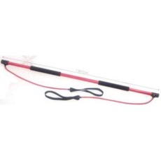 AKCE Gymex - cvičební tyč   Odolná tyč s dvěma expandery o délce 75 cm. Délka tyče je 130 cm. Roztažnost expanderů 75 - 120 cm. Vhodná pro...
