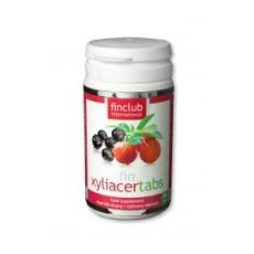 Fin Xyliacertabs (90 tbl) Přírodní vitamin C slazený xylitolem   Přípravek je zdrojem 100% přírodního vitaminu C a je slazen xylitolem, který přispívá k ochraně před zubním kazem....