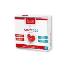 Fin Karditabs (60 tbl) Pro srdce, cévy Vitamíny, minerály, multivitamíny Finclub Finclub