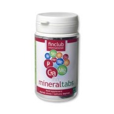 Fin Mineraltabs (110 tbl) Minerály   Obsahuje řadu minerálů a stopových prvků. Je vhodný při nedostatečném přívodu těchto prvků nebo při zvýšené fyzické i...