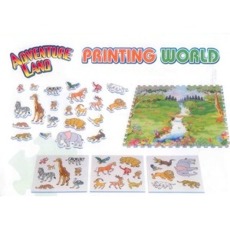 Dobrodružná země - puzzle Hračky pro děti Ostatní