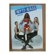 AKCE Optiball 75 cm   Velký cvičební míč,  pro výšku postavy 170-180m, v průhledném provedení.