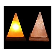 Broušená solná lampa Pyramida Solné lampy Ostatní