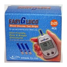 Testovací proužky EasyGluco 50 ks Zdravotní přístroje Ostatní