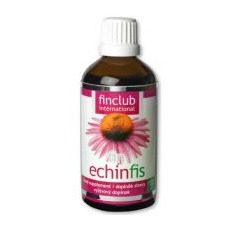 Fin Echinfis (100 ml) Zvýšení imunity   Extrakt z rostliny Echinacea purpurea. Má posilňující vliv na organismus a na aktivitu bílých krvinek, které mají...
