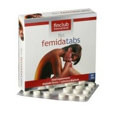 Fin Femidatabs (60 tbl) Svěží pleť a pružné klouby   Obsahuje speciální výtažek z rybí bílkoviny, který příznivě působí na výživu pleti, pomáhá ji udržet pružnou, mladou...